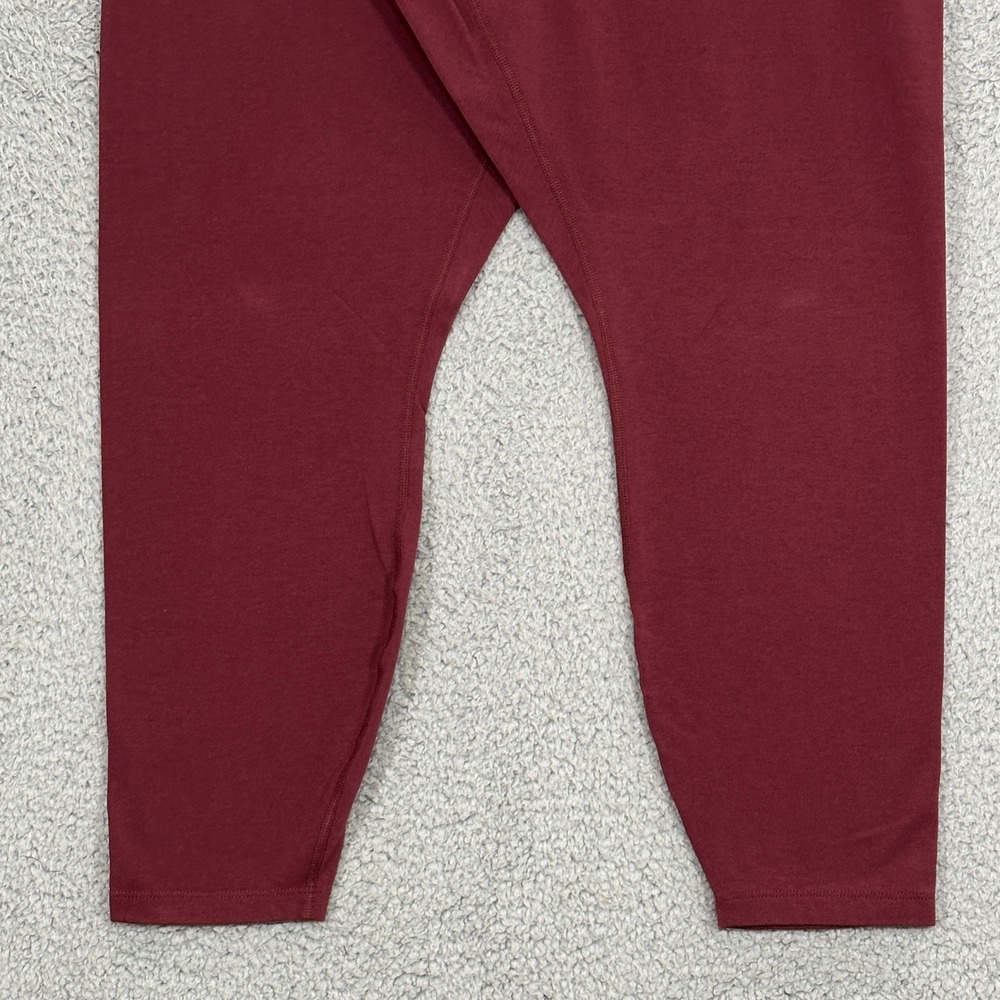 Old Navy Active PowerChill Extra High-Rise Crossover Leggings Burgundy 2X 17014 - Picture 8 of 9